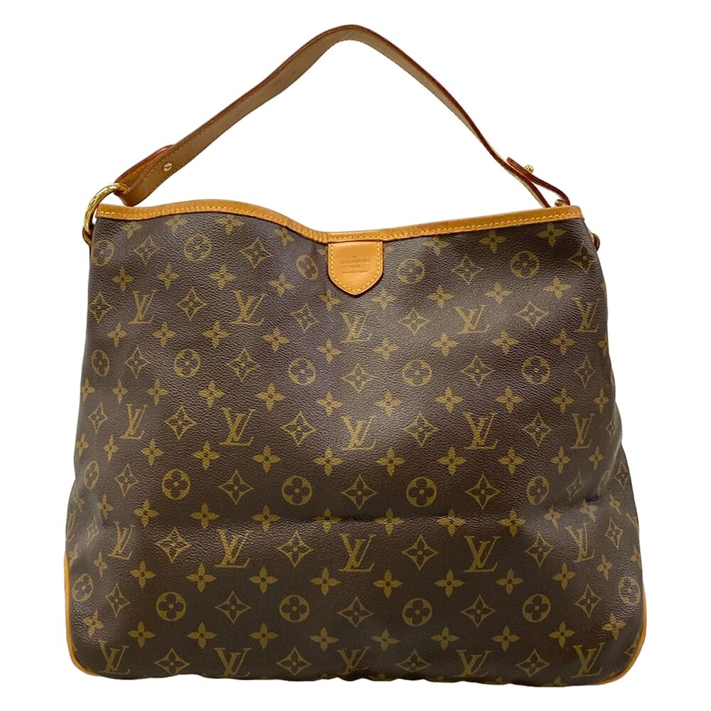 Louis Vuitton Delightful MM Monogram Shoulder Bag M40353 Dark Brown